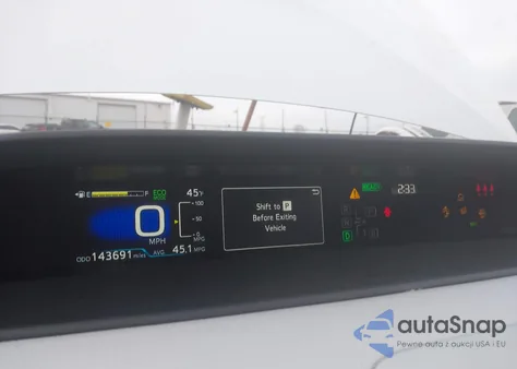 2019 Toyota Prius Xle z USA, uszkodzony, nr VIN JTDKARFU2K3094288